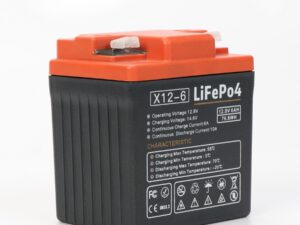 X12-6 LiFePO4 12.8V 6Ah 76.8Wh