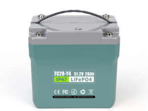 TC28‑Y4 LiFePO4 Golf Cart Battery 51.2V 28Ah (1433.6Wh)